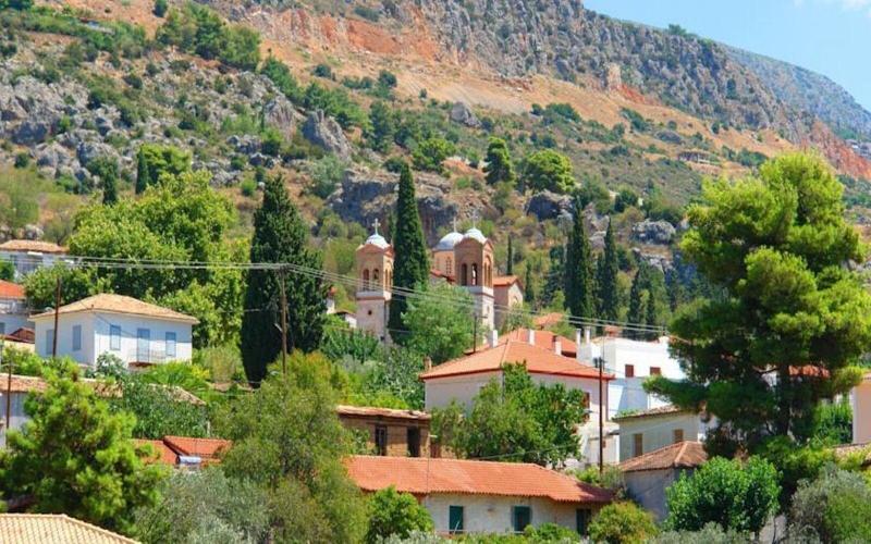 Xenonas Chrisso Hotel Delphoi Kültér fotó